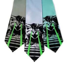 Angry Raving Laser Kitten Necktie