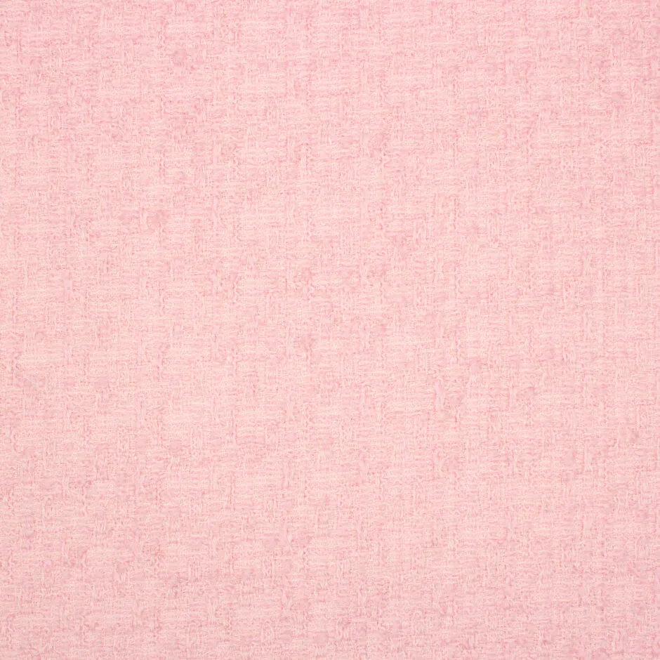 Ballet Pink Wool Blend Bouclé