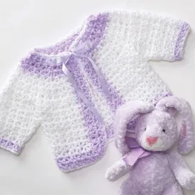 Bernat Crochet Baby Jacket And Blanket