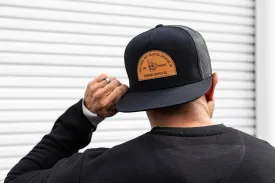 Dad Tired Leather Patch Hat