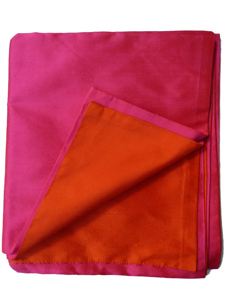 Double Sided Evening Shawl Fuchsia Guava