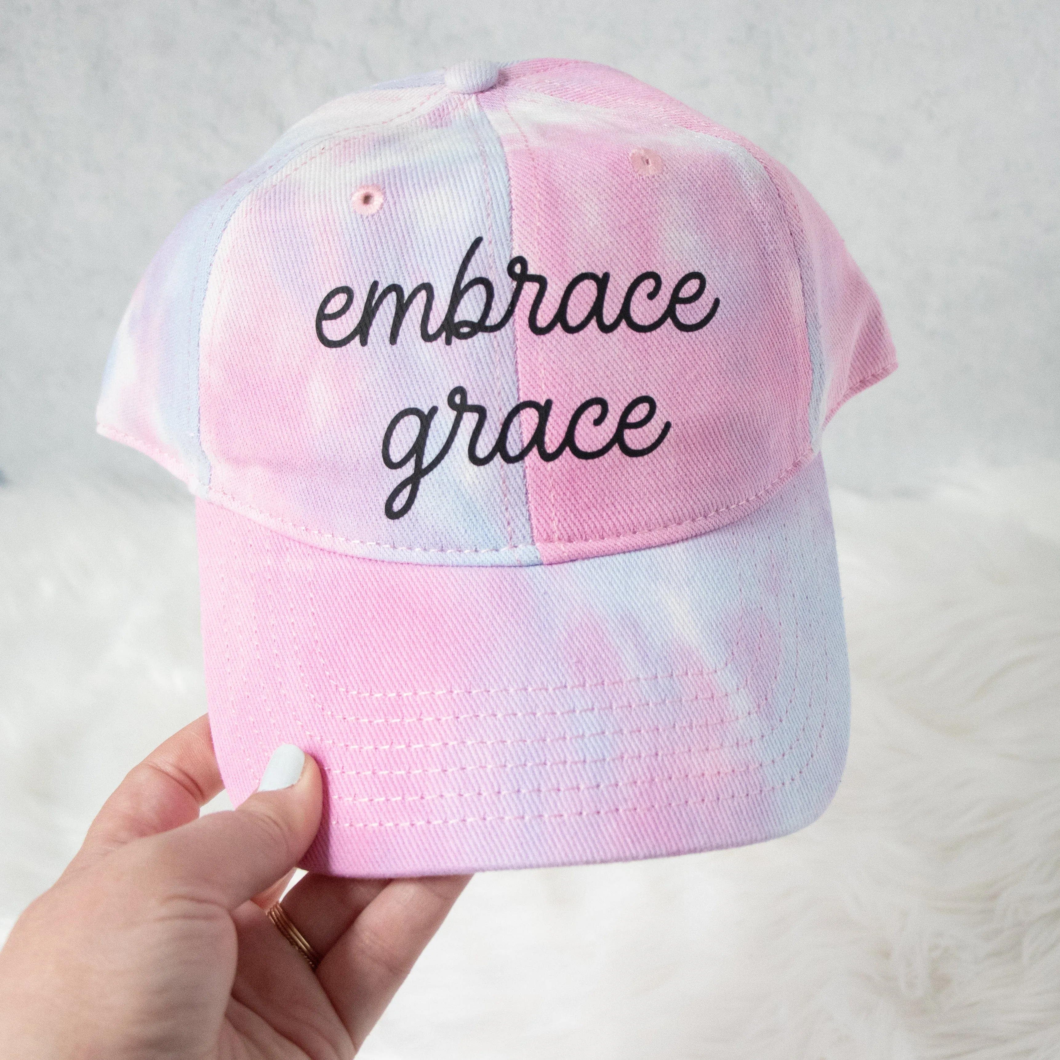 Embrace Grace Tie Dyed Dad Cap