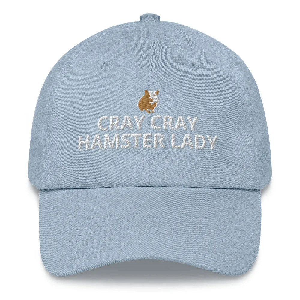 Hamster Hat | Cray Cray Hamster Lady | Perfect gift for the Pet Hamster lover! | Multiple Hat Colors Available