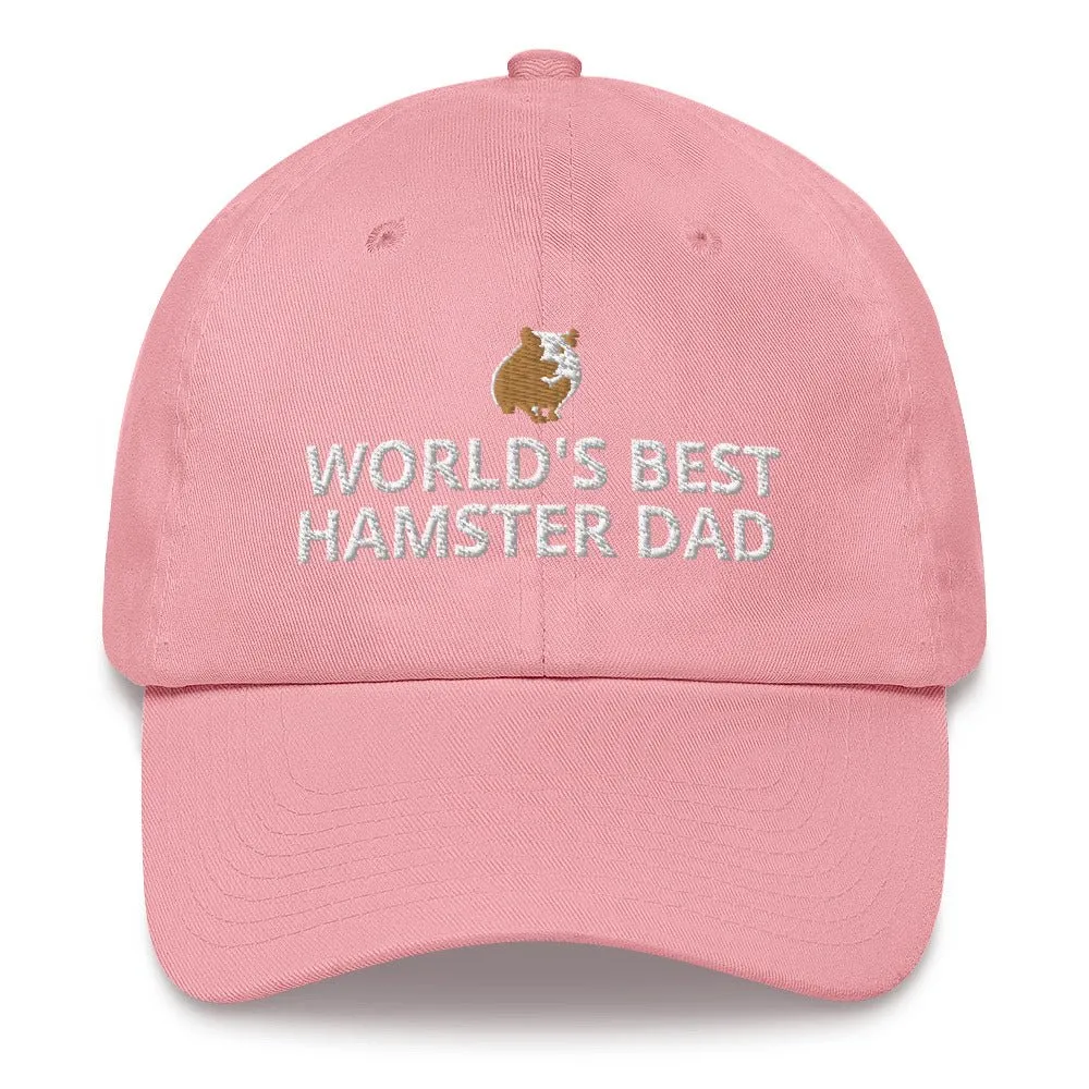 Hamster Hat | World's Best Hamster Dad | Perfect gift for the Pet Hamster lover!