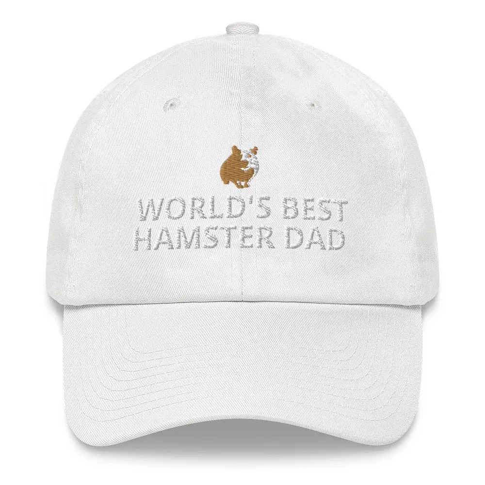 Hamster Hat | World's Best Hamster Dad | Perfect gift for the Pet Hamster lover!