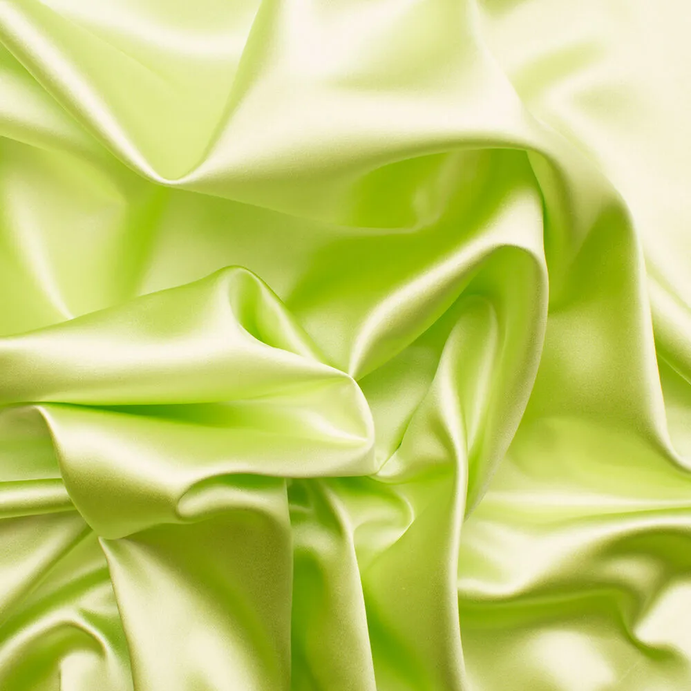 Light Green Silk Duchess Satin