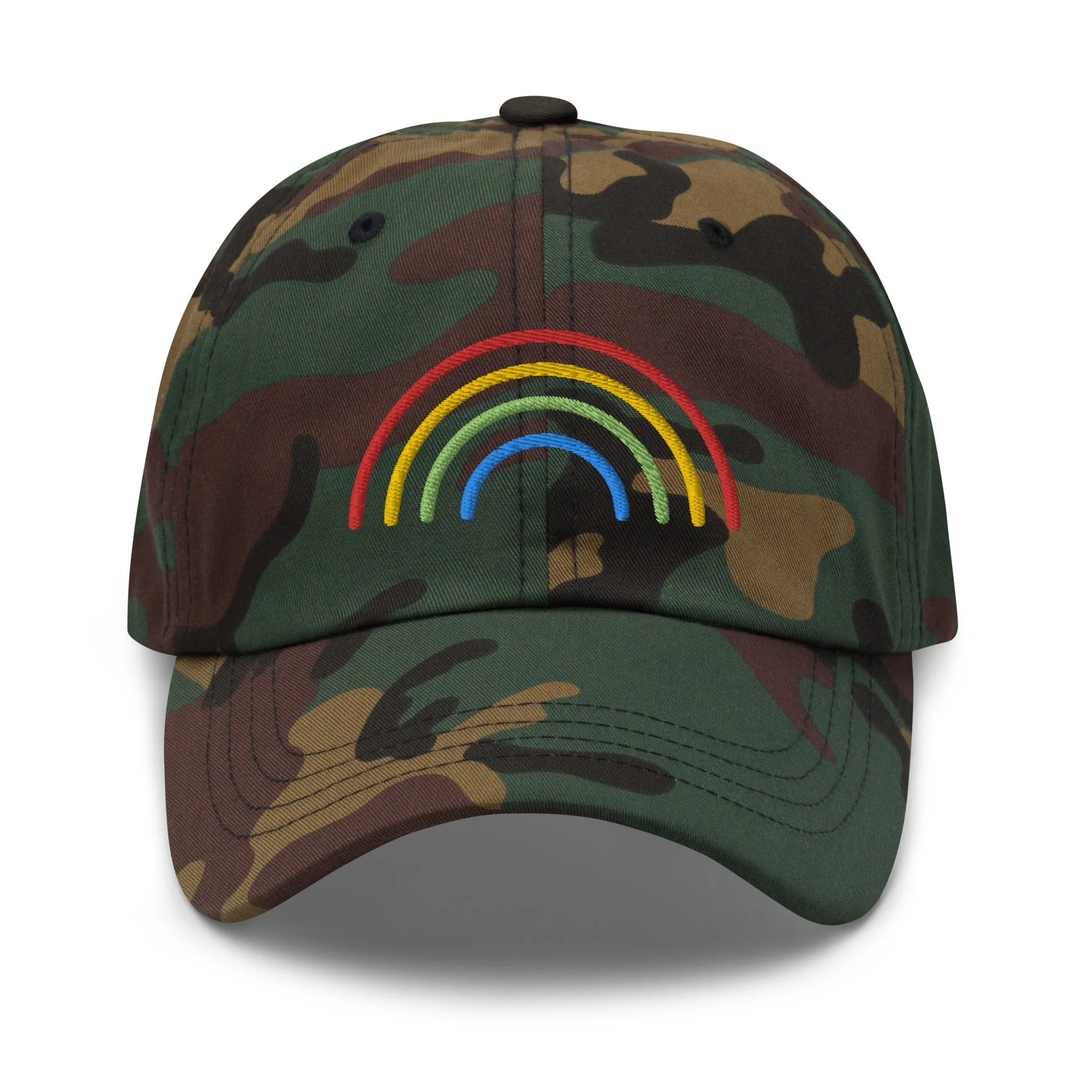 Love is Love Rainbow Dad hat