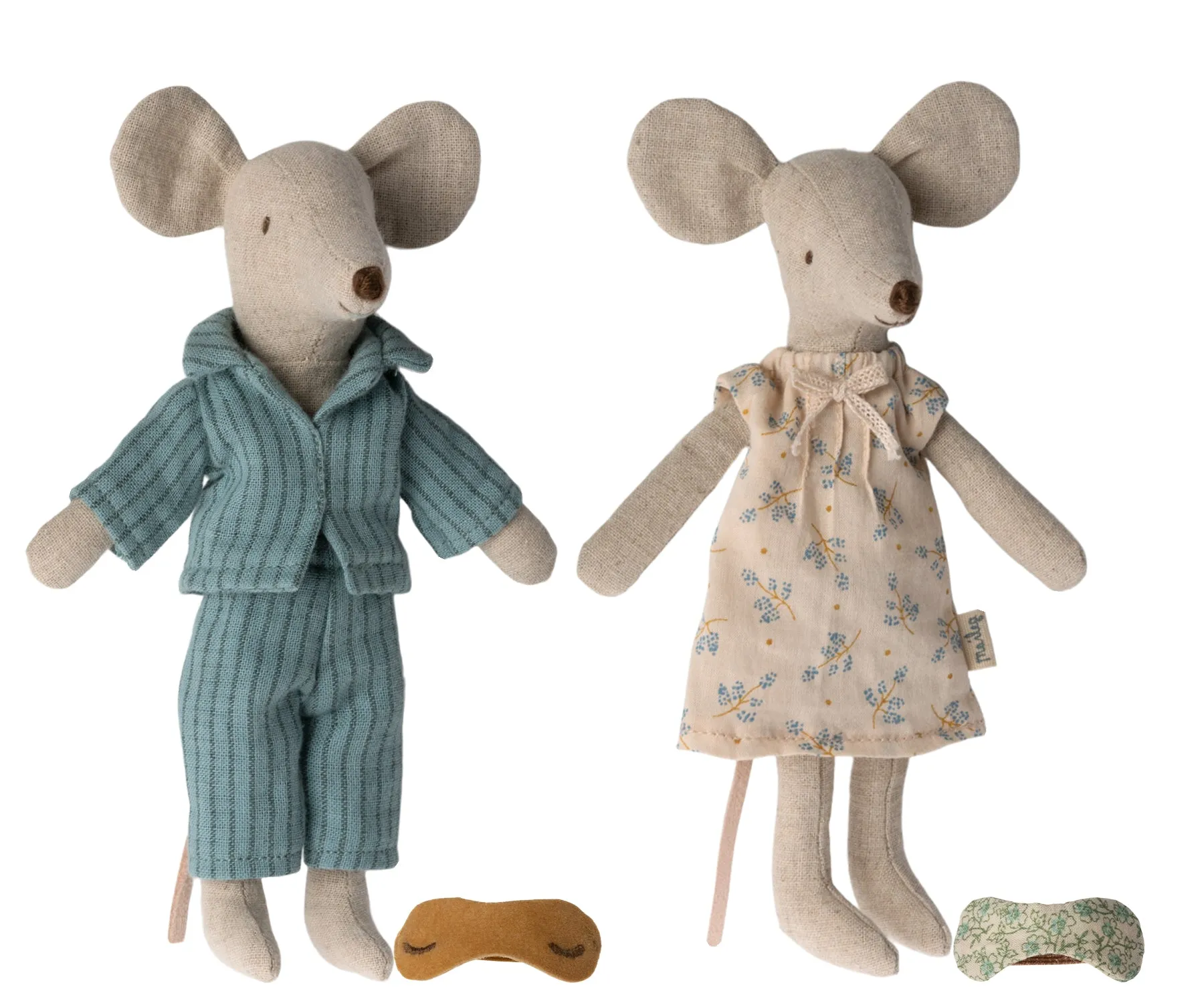 Maileg Mum & Dad Mice in Cigar Box