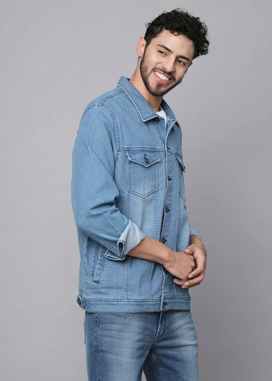 Mens Denim Jacket - Blue