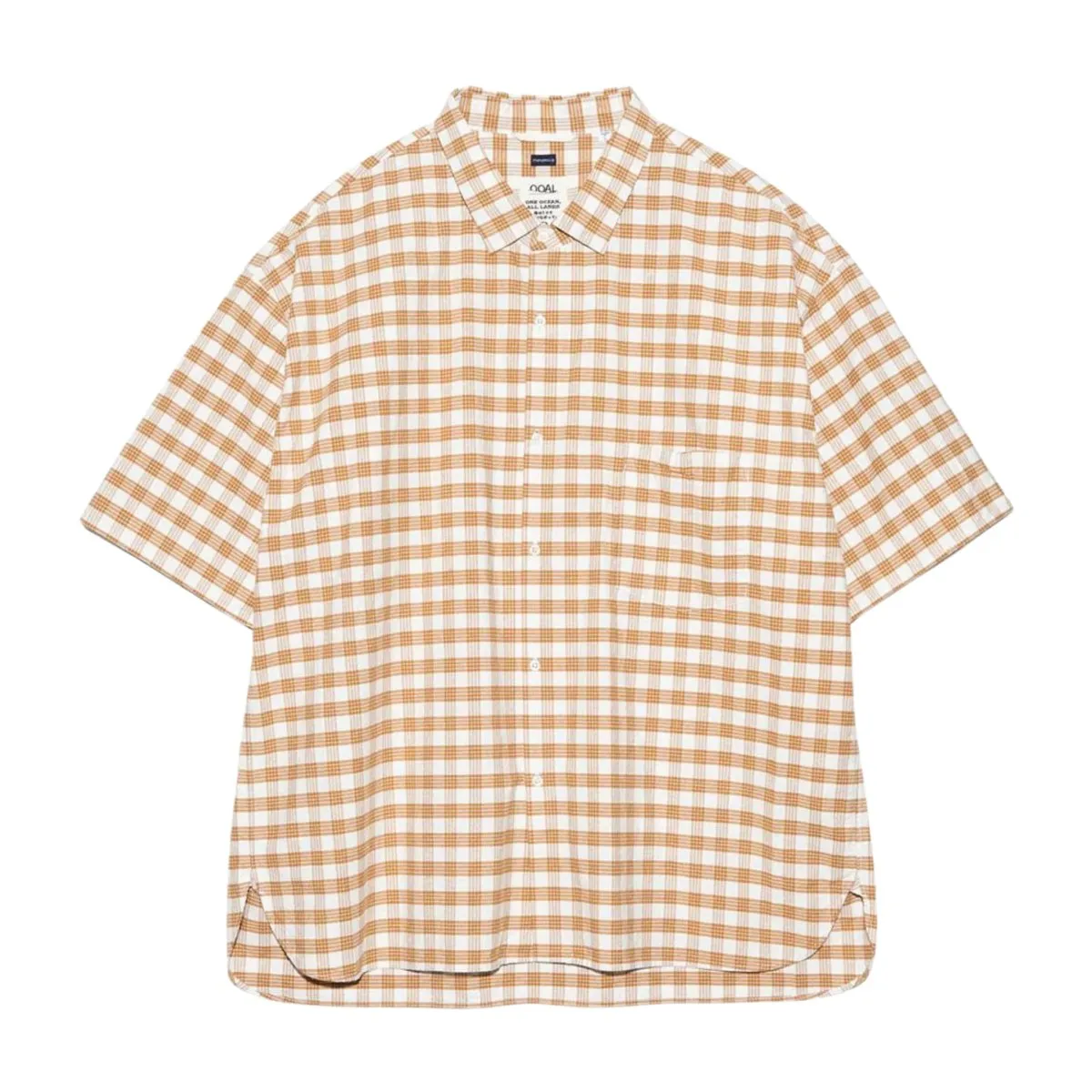 Nanamica Men's Palaka Check Shirt Sunset