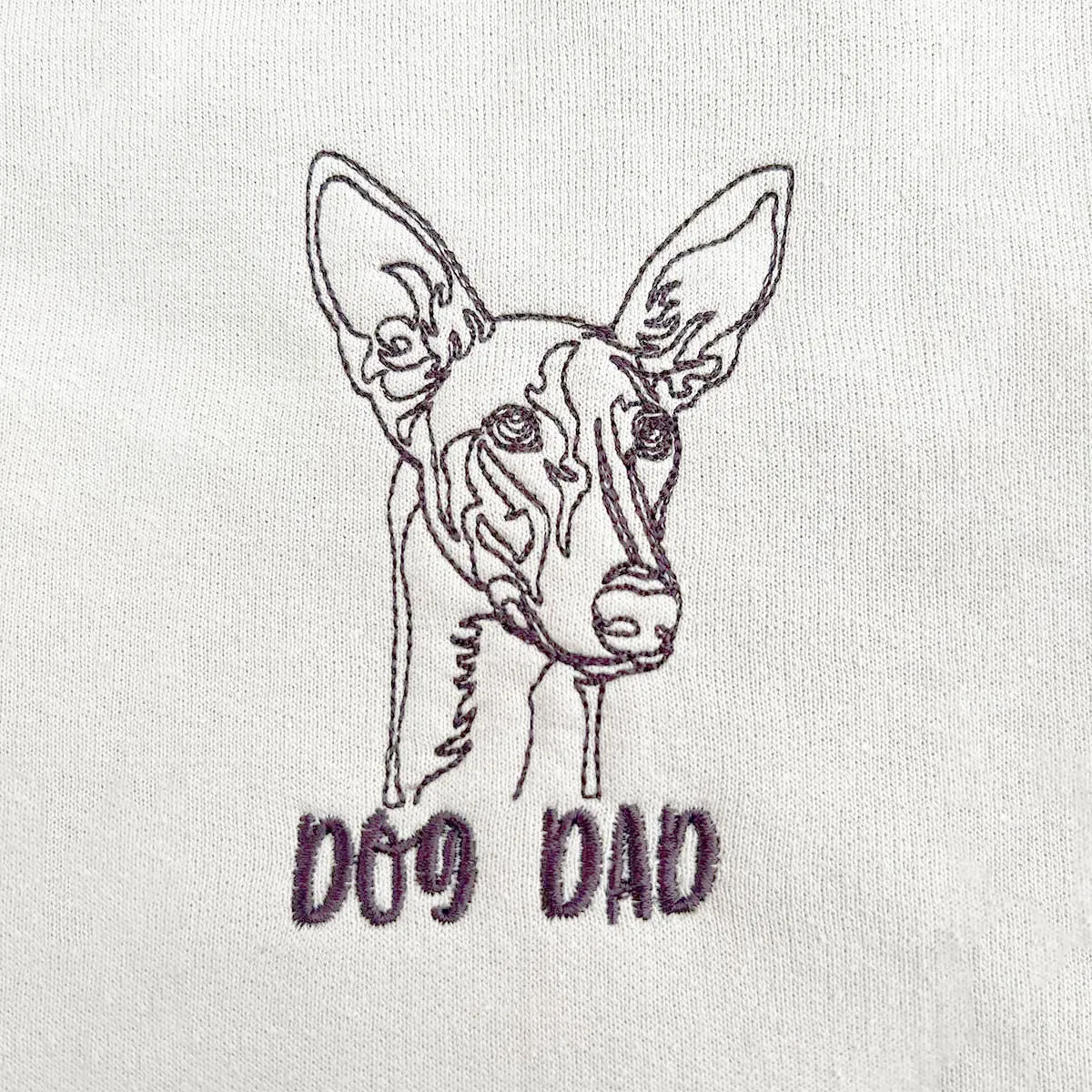 Personalized Italian Greyhound Dog Dad Embroidered Polo Shirt, Custom Polo Shirt with Dog Name, Best Gifts For Greyhound Lovers