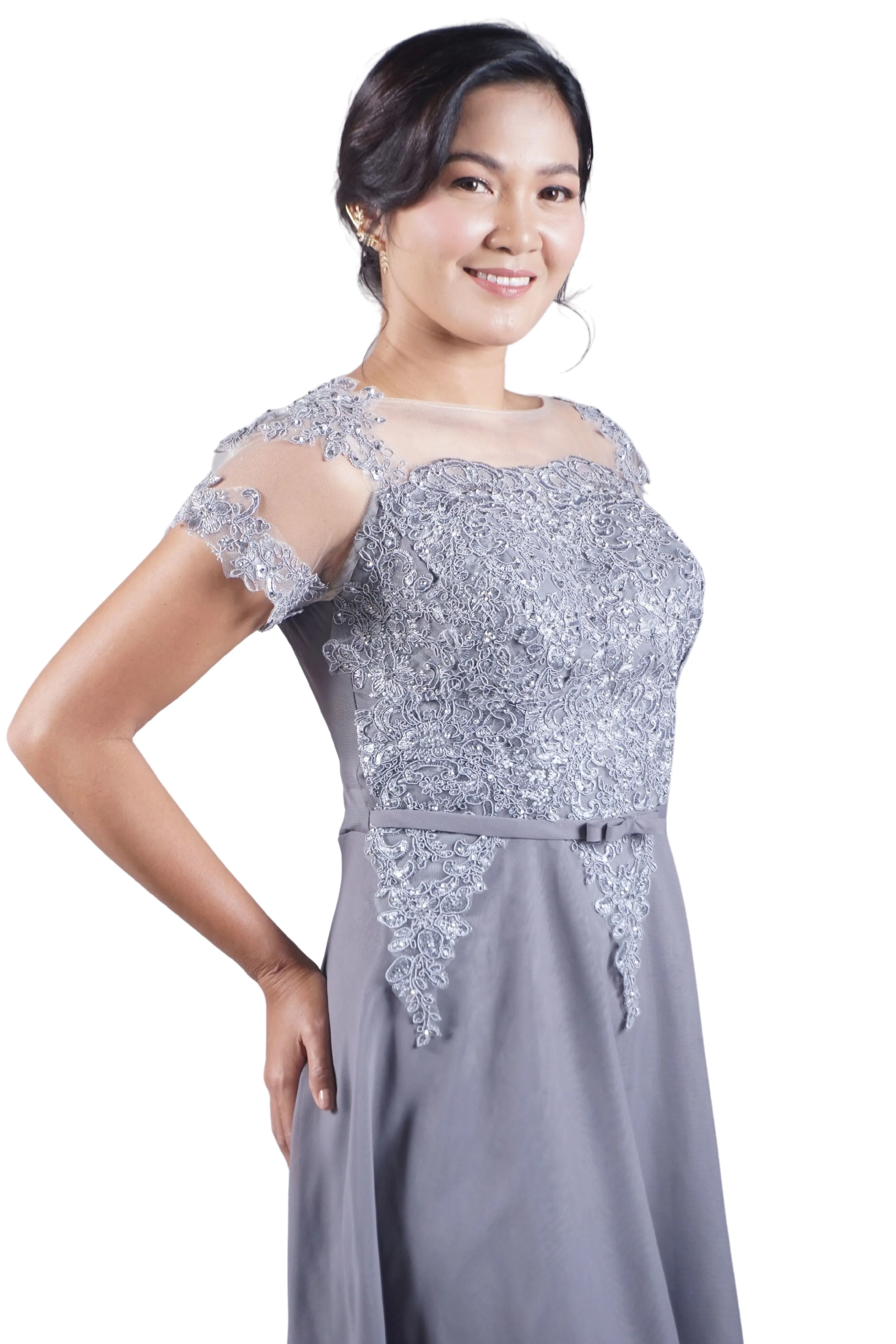 Radiant Elegance Mother of the Bride Dress - Hope JN46