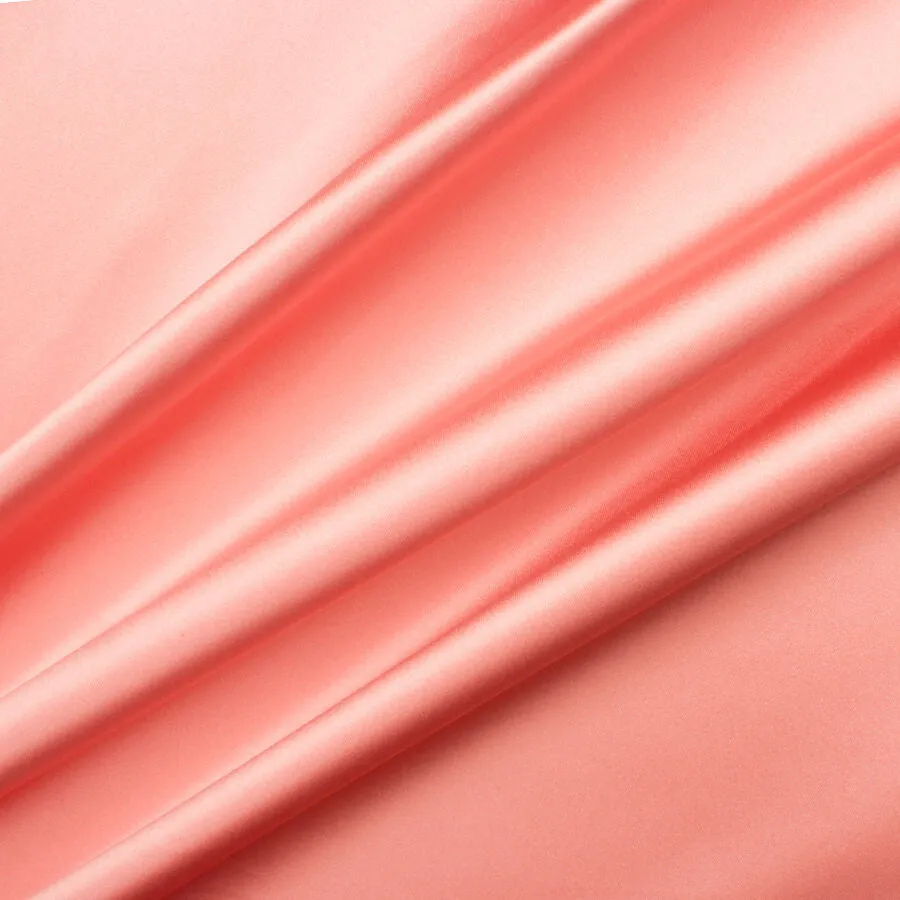 Rose Pink Silk Duchess Satin