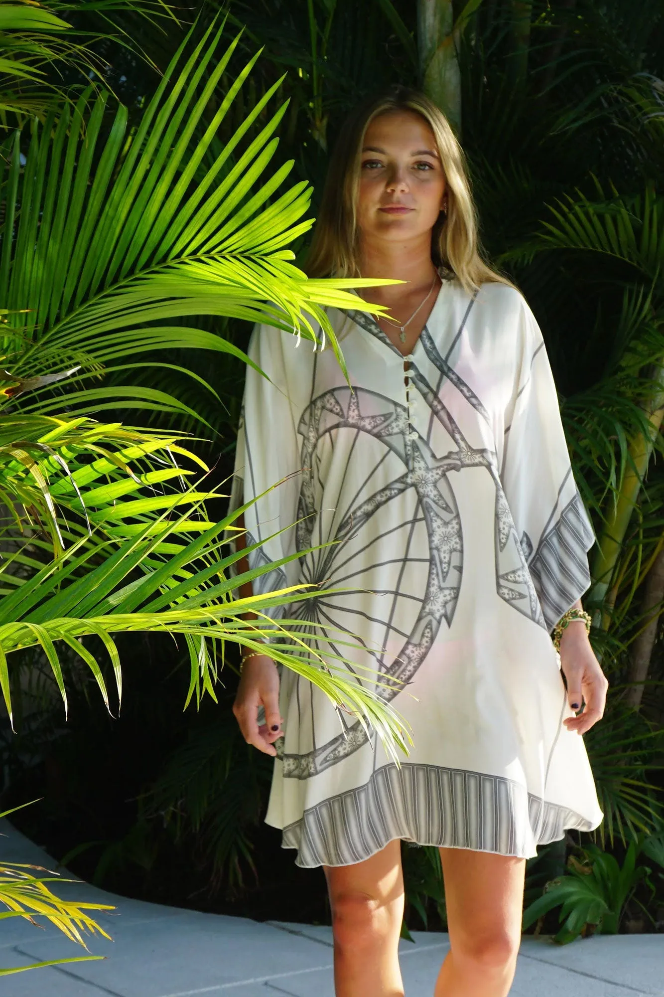 Silk Lotty kaftan BICYCLE