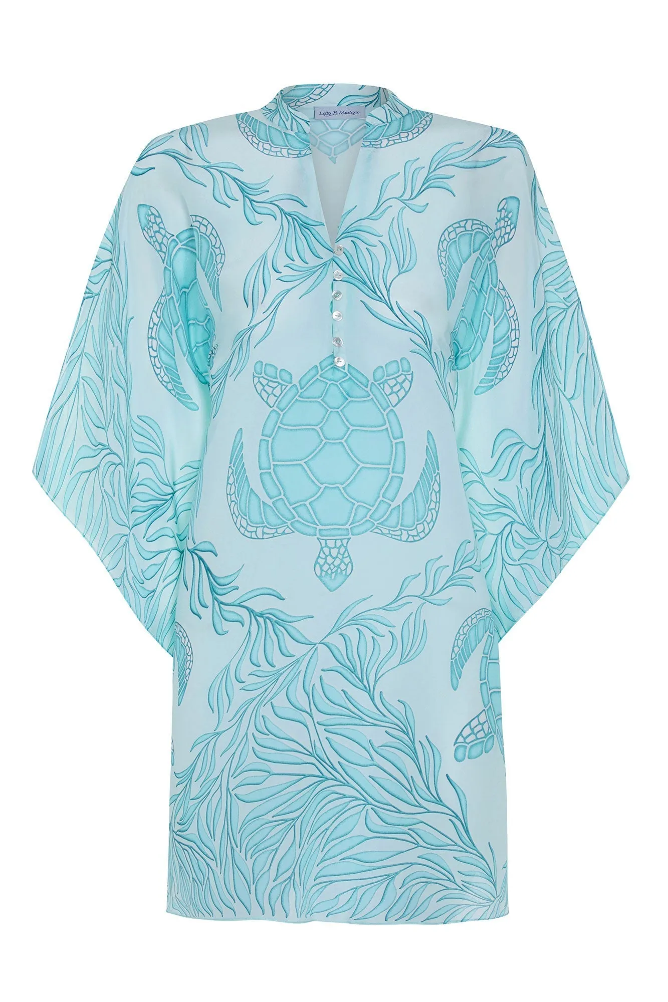 Silk Lotty Kaftan TURTLE TRELLIS