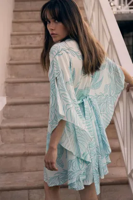 Silk Lotty Kaftan TURTLE TRELLIS