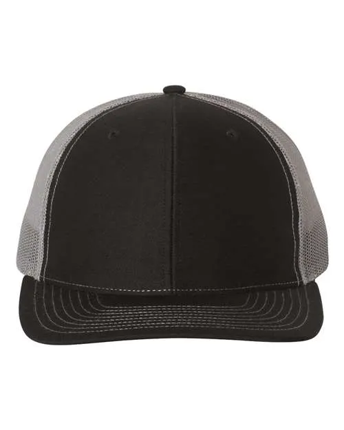 Swing. Swear. Repeat. | Golf Hat | Richardson 112 Leather Patch Hat for  Golfers | Unique Christmas Gift Idea for Golfers