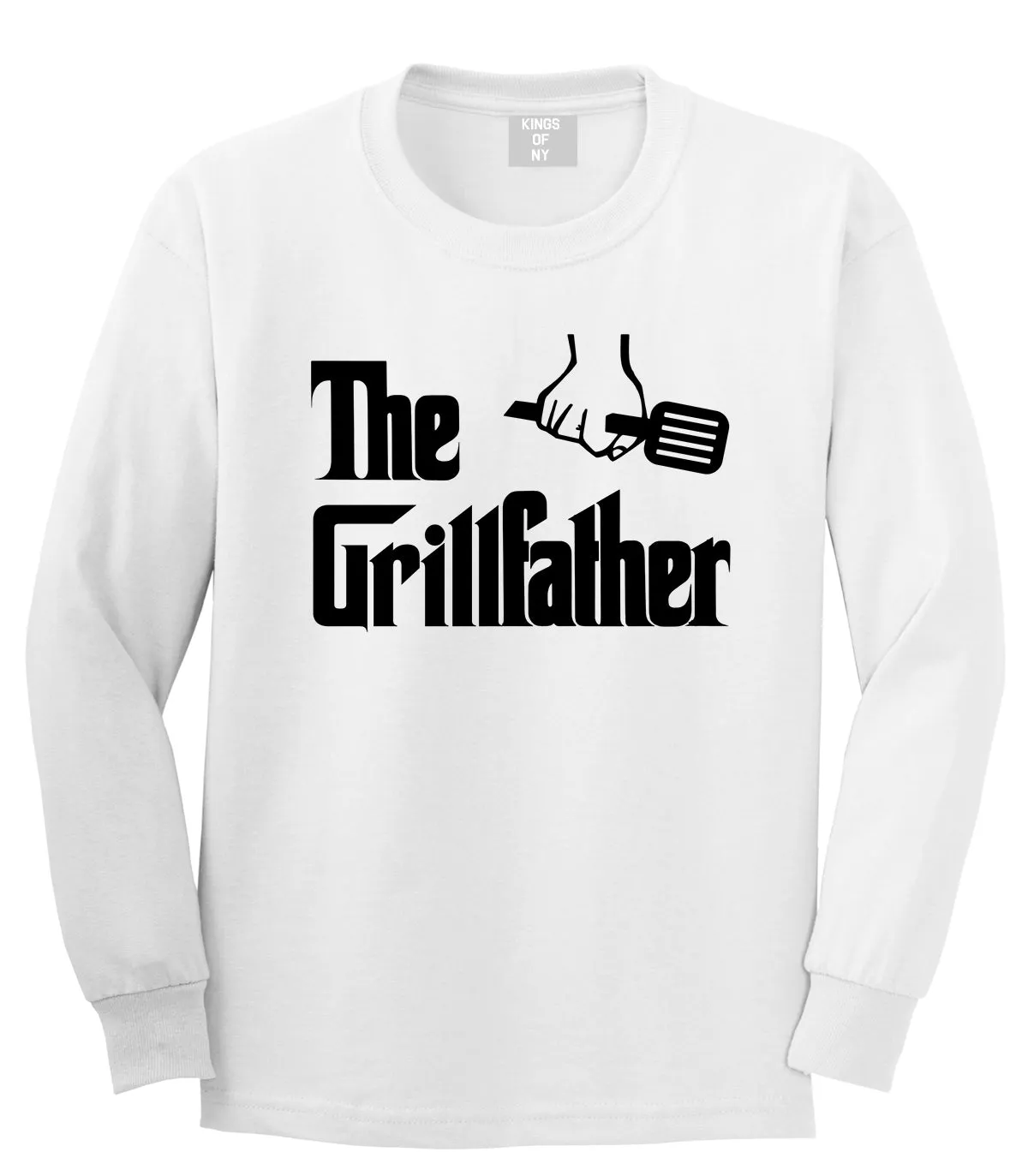 The Grillfather BBQ Dad Grill Mens Long Sleeve T-Shirt